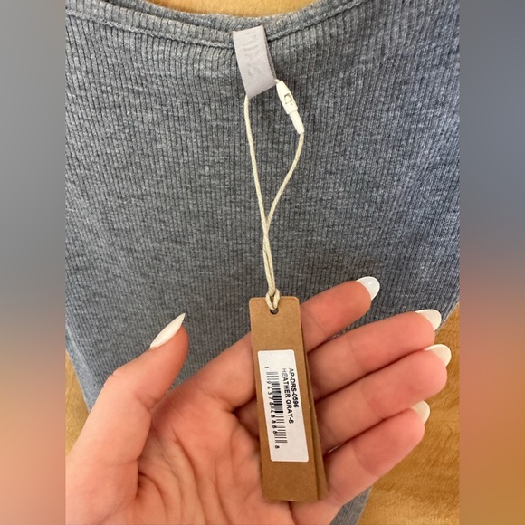 SKIMS SOFT LOUNGE LONG SLIP DRESS- GREY - Picture 5 of 6